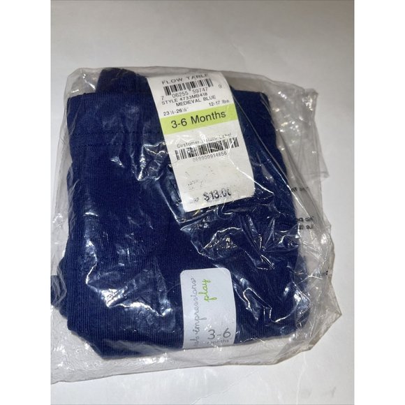 First Impressions Baby Girls' Solid Bermuda Shorts in Navy 3-6 Months - Picture 2 of 4